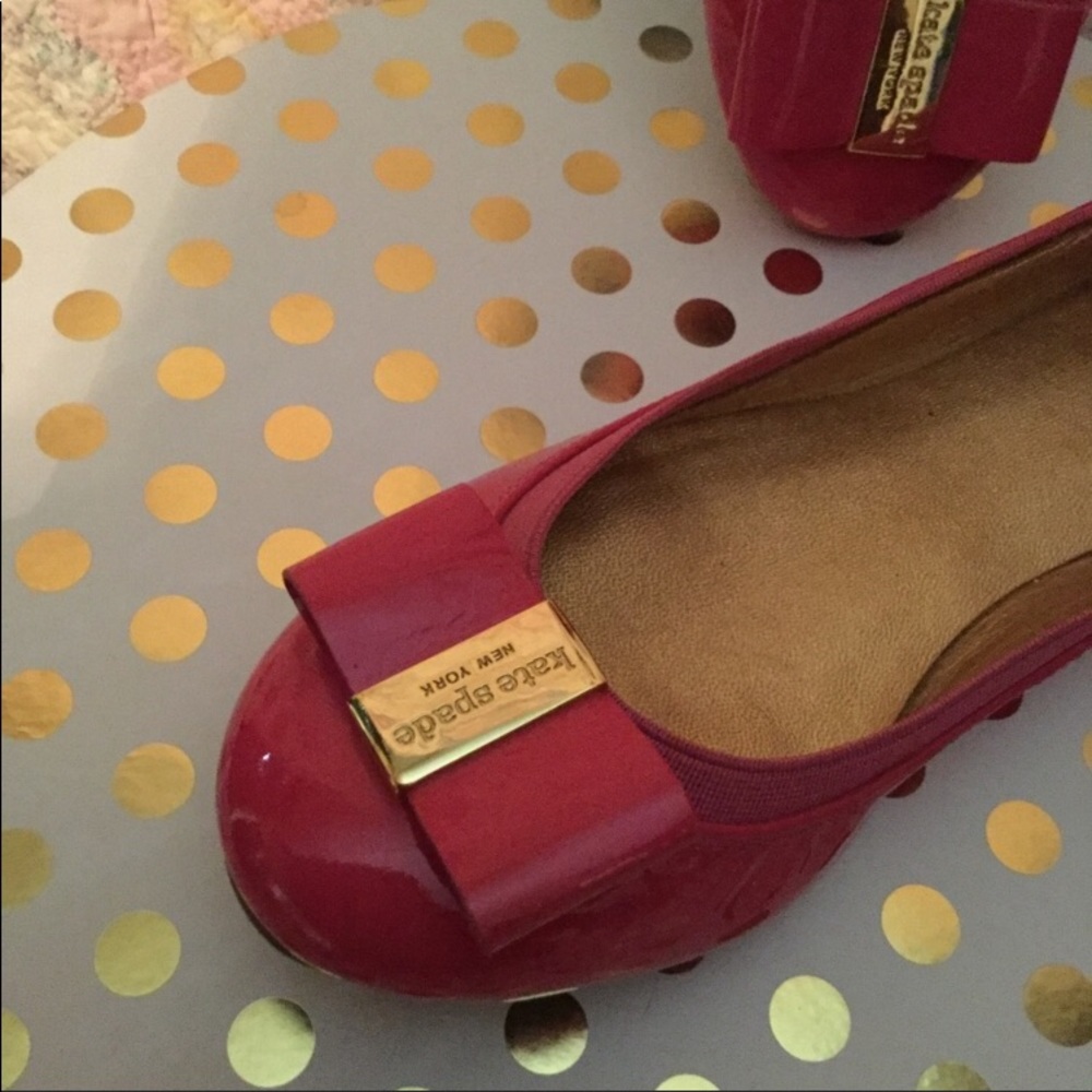 Kate Spade Hot Pink Flats